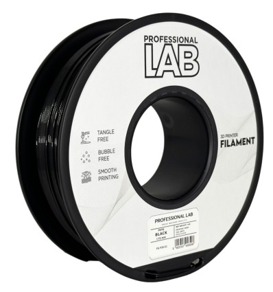Professional Lab Filament PETG negro 1.75mm 1kg